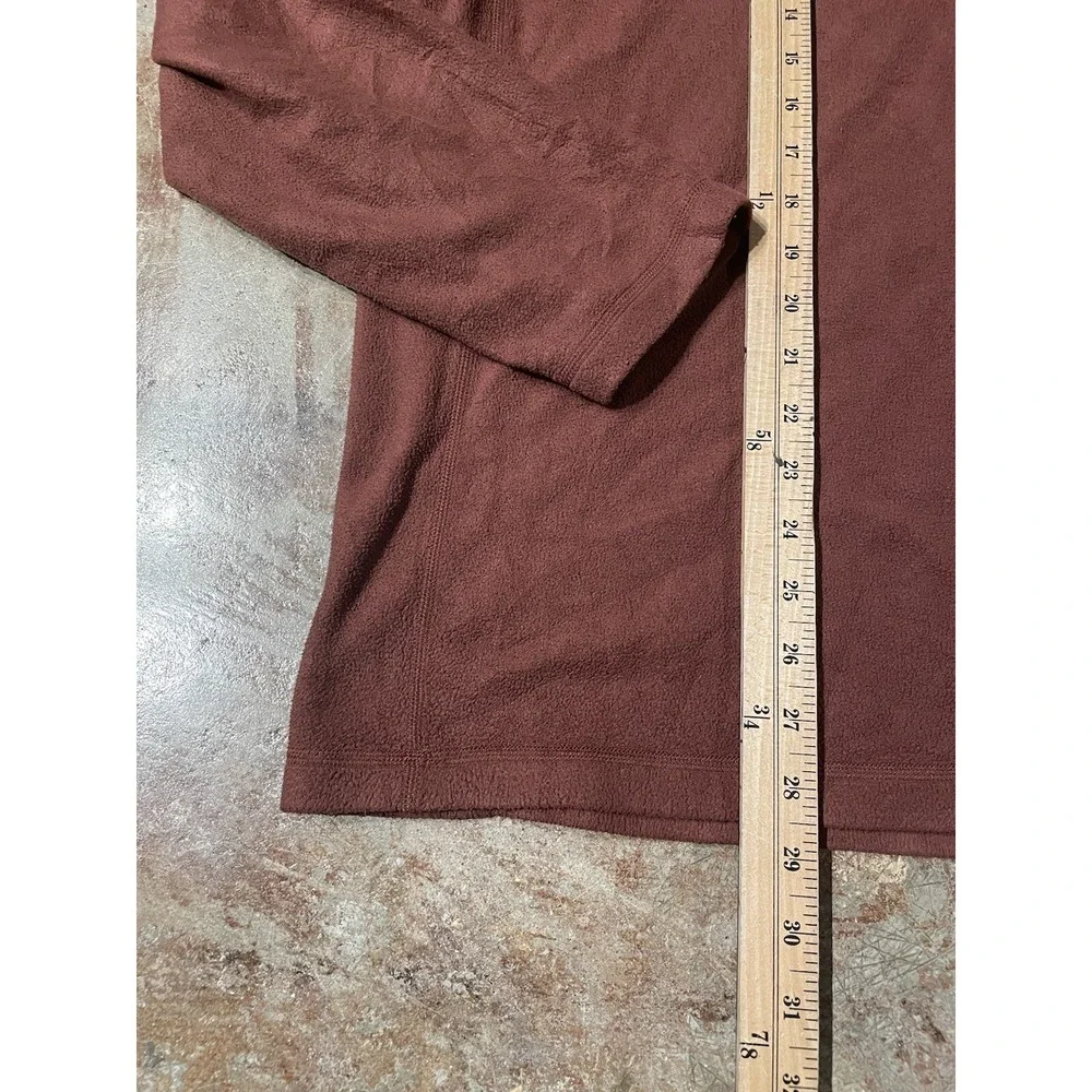 The North Face 1/4 Zip Pullover Red Fleece Long Sleeve‎ Sz XL *